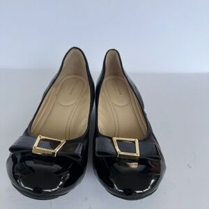 Women's Cole Haan Black Leather Wedge Shoes